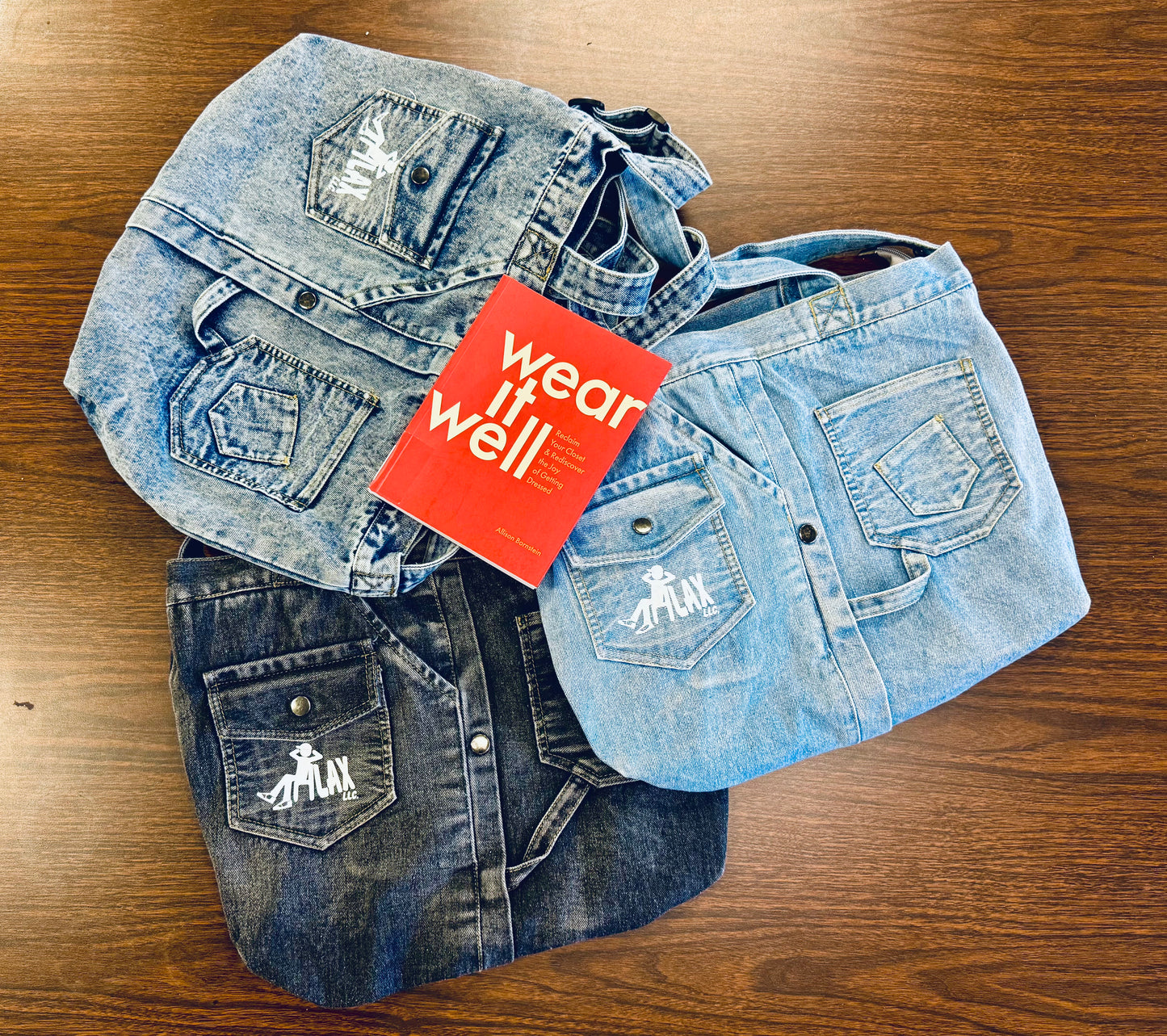 Chillax LLC Denim Totes