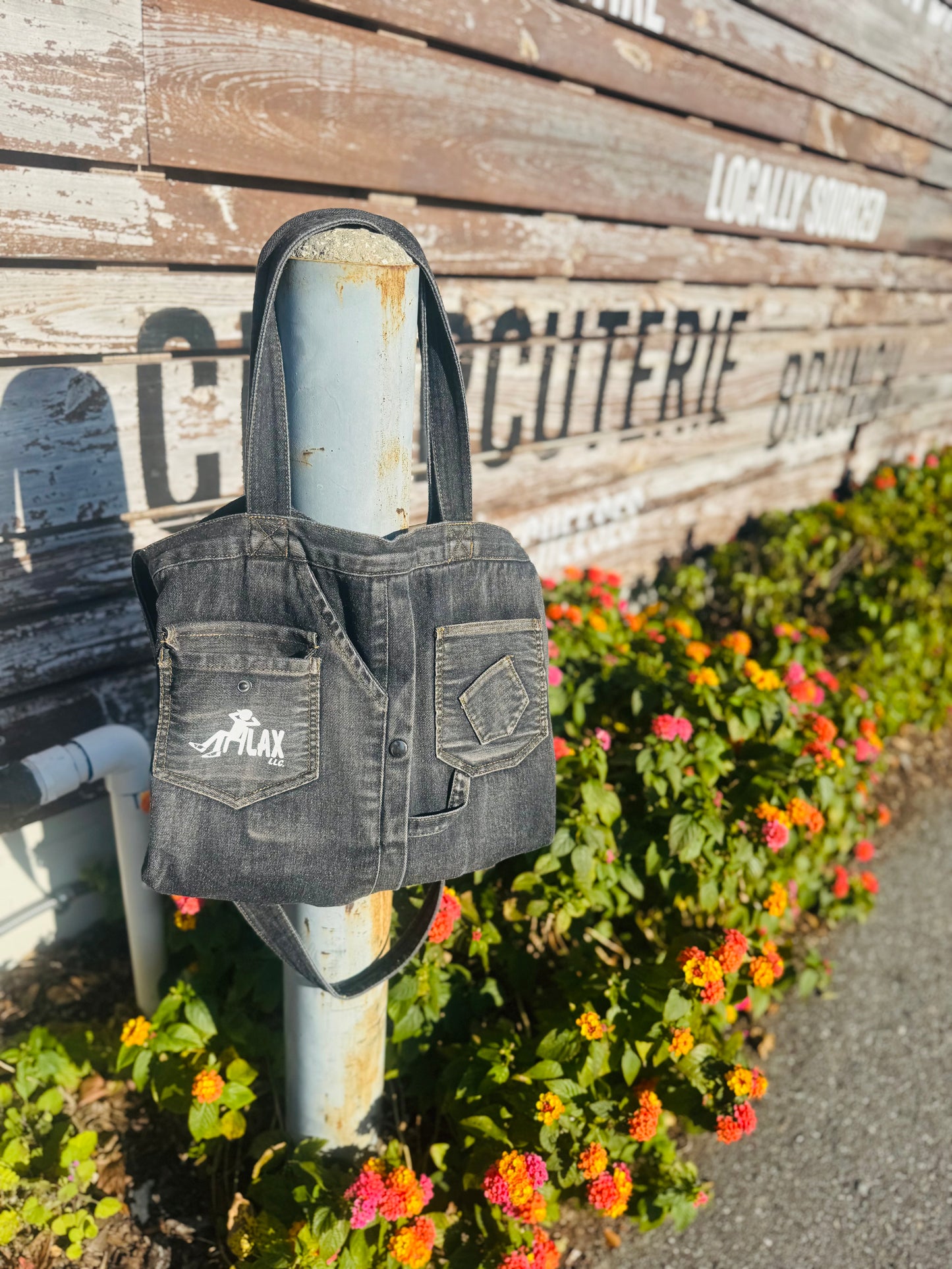 Chillax LLC Denim Totes