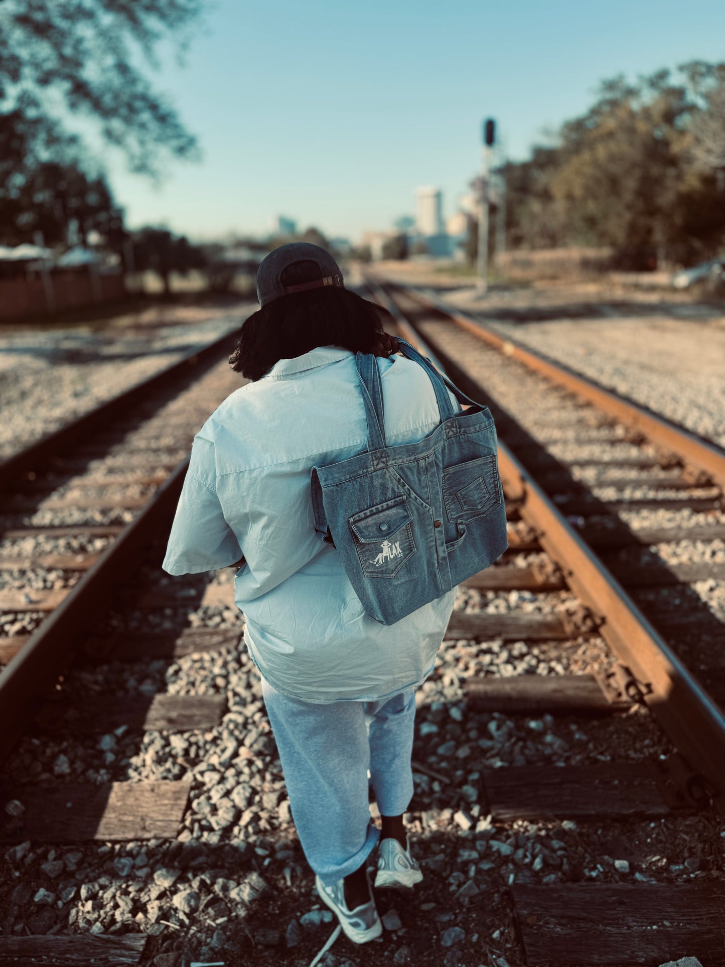 Chillax LLC Denim Totes
